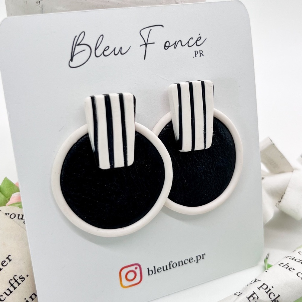 Black & White Earrings